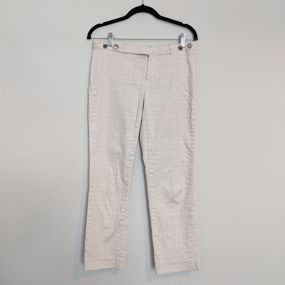 Banana Republic Pants - Banana republic Ryan fit crop pants khaki white